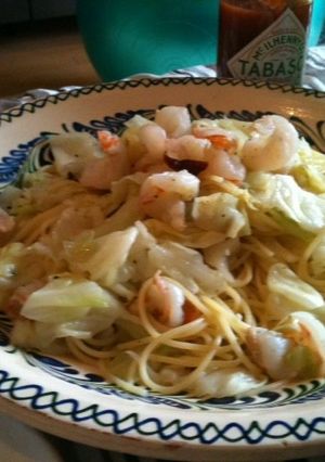 エビとキャベツのパスタ-レシピのメイン写真