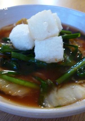 揚げもち入りキムチスープ☆-レシピのメイン写真