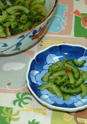 夏はシャキッとゴーヤの甘酢漬け-レシピのメイン写真
