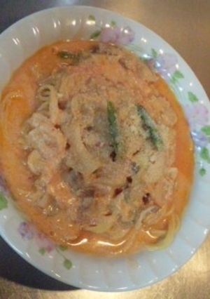 牛乳でスープ★ナポリタン風-レシピのメイン写真