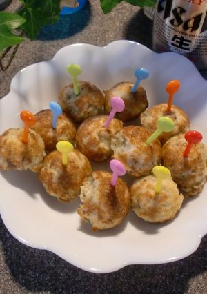 カンパァ～イ！！もちもち山芋揚げ天-レシピのメイン写真