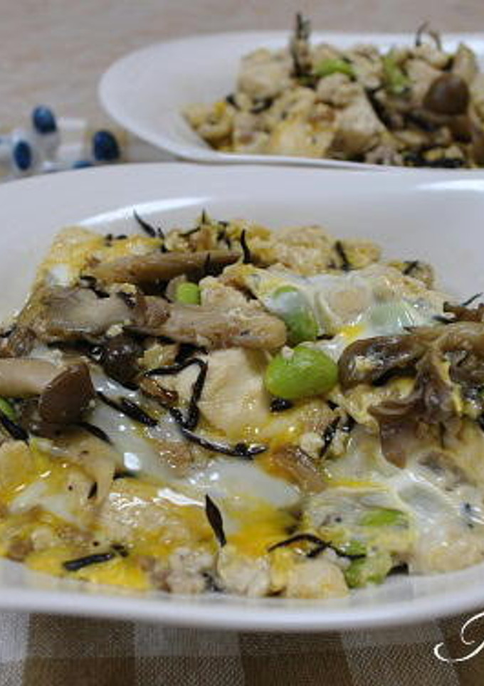 きのこの炒り豆腐-レシピのメイン写真