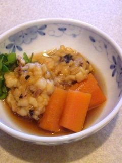 もちもちいかだんごの煮物-レシピのメイン写真