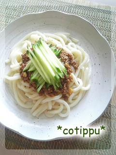 焼肉のたれで♪肉味噌うどん-レシピのメイン写真