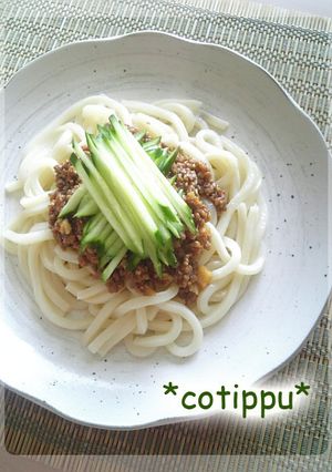 焼肉のたれで♪肉味噌うどん-レシピのメイン写真