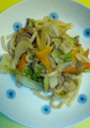 １０分でできる　簡単　焼うどん-レシピのメイン写真