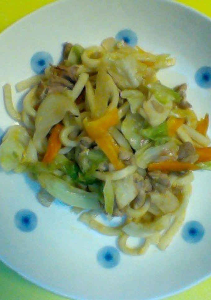 １０分でできる　簡単　焼うどん-レシピのメイン写真
