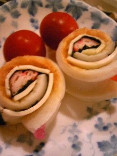 くるくるちくわ巻き♪-レシピのメイン写真