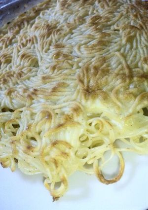 余ったそうめんでそうめん焼き!-レシピのメイン写真
