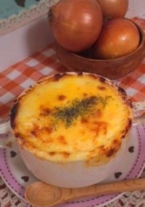 簡単本格的☆オニオングラタンスープ-レシピのメイン写真