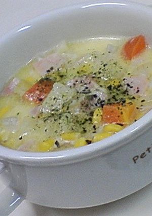 大満足♪具だくさんココナッツミルクスープ-レシピのメイン写真