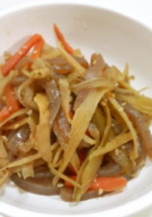 10分で！簡単きんぴらごぼう-レシピのメイン写真