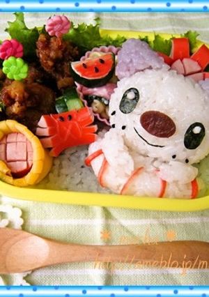 キャラ弁＊ミジュマルの夏弁！＊-レシピのメイン写真