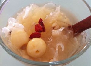 美肌に！薬膳白きくらげと蓮の実のデザート-レシピのメイン写真