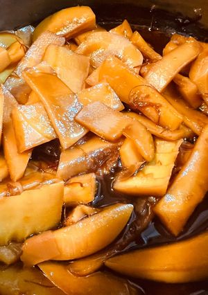 旬のタケノコと【うまかばい】で簡単メンマ-レシピのメイン写真