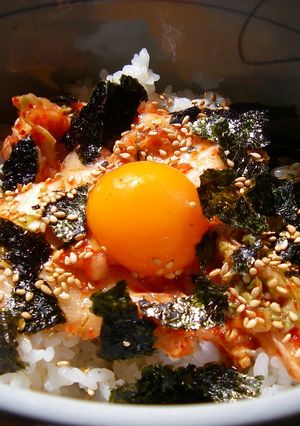 火を使わずに＊＊キムチ丼-レシピのメイン写真