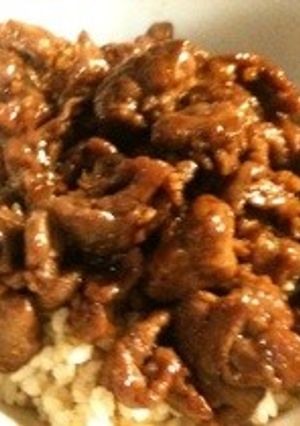 Yoshida Sauceでプルコギ丼-レシピのメイン写真