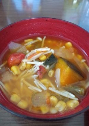 夏野菜コンソメスープ☆-レシピのメイン写真