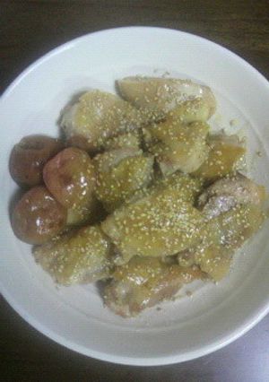 鶏のさっぱり梅煮-レシピのメイン写真
