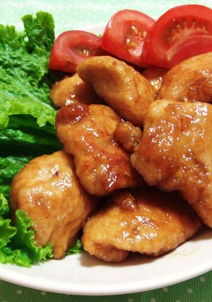 ご飯が進む！鶏むね肉のマヨ照り焼き♪-レシピのメイン写真