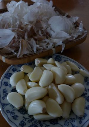 ニンニクの　醤油漬けと　味噌漬け-レシピのメイン写真