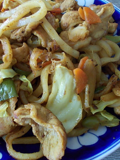 ホットに!夏のカレー焼きうどん ♪-レシピのメイン写真