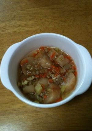 お麩とナスの煮浸し【離乳食後期〜】-レシピのメイン写真