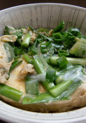 めんつゆde簡単！豆腐オクラにらの旨煮-レシピのメイン写真