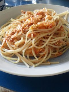 15分でできるツナとキムチの冷製パスタ-レシピのメイン写真