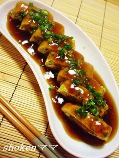 ネギ卵焼きの和風あんかけ♪-レシピのメイン写真