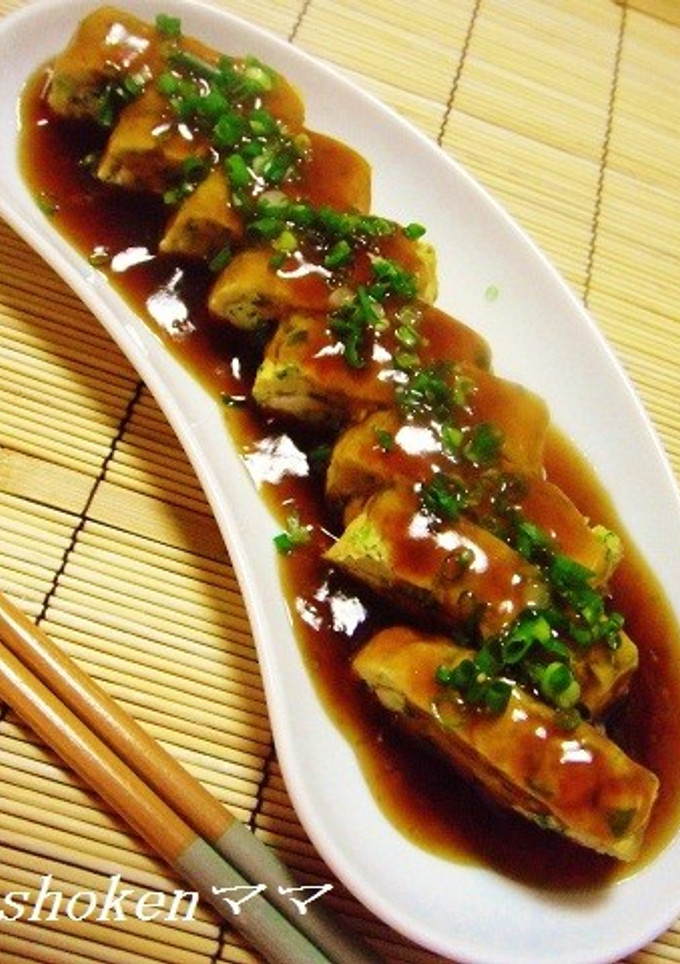 ネギ卵焼きの和風あんかけ♪-レシピのメイン写真