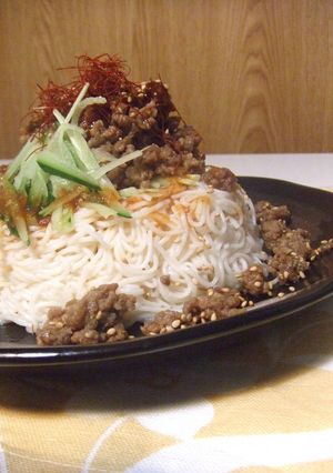ジャージャー麺風♪そうめん-レシピのメイン写真