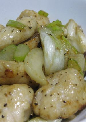 セロリが香る♪鶏から揚げの香味中華炒め-レシピのメイン写真