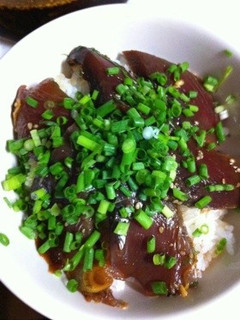 漬けカツオ丼!-レシピのメイン写真