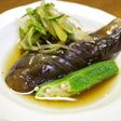なすとオクラのお浸し☆山形「だし」風