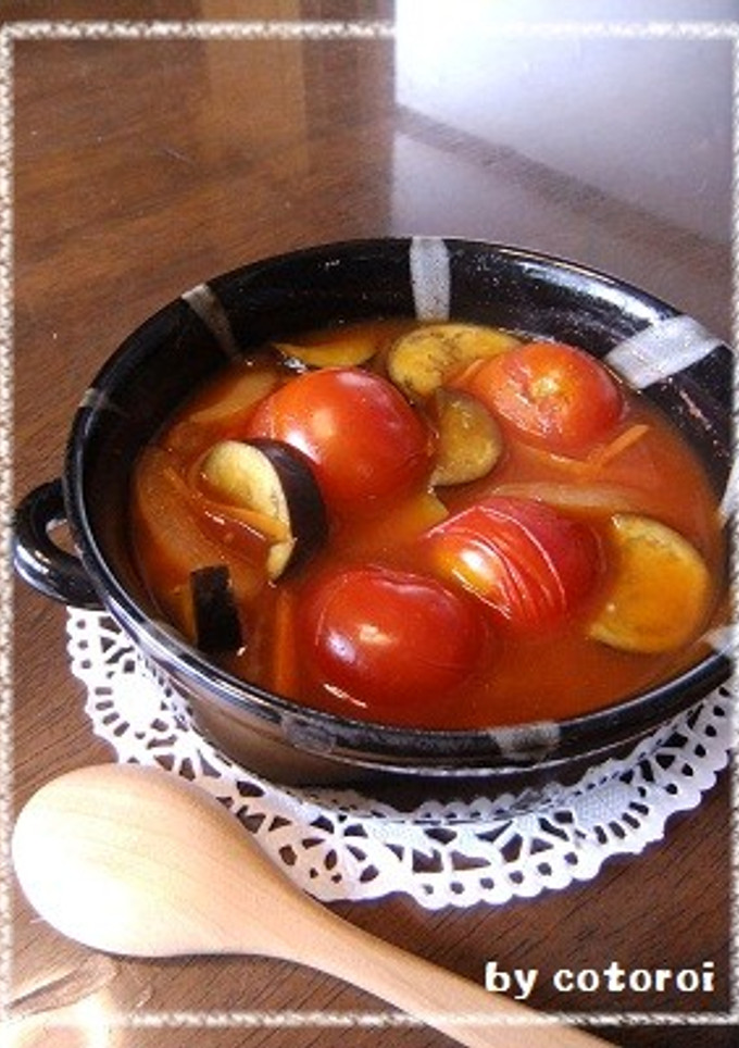 まるごとトマトのカレースープ-レシピのメイン写真