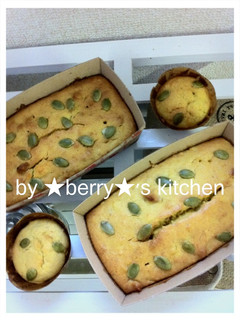 簡単だぁ~★かぼちゃパウンドケーキ★-レシピのメイン写真