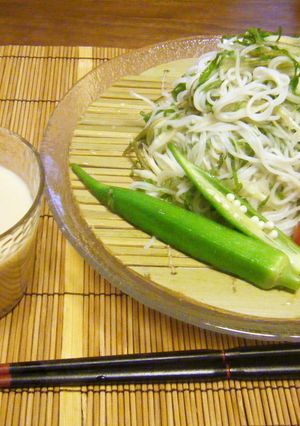 豆乳ざるそうめん-レシピのメイン写真
