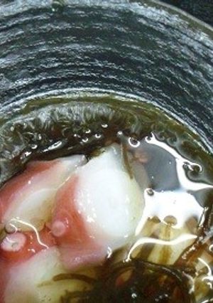 あっさり夏味☆たこもずく☆-レシピのメイン写真