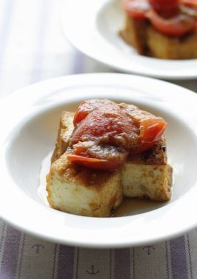 厚揚げとトマトのカレー風味炒め-レシピのメイン写真