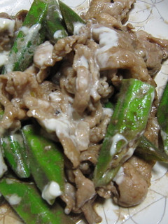オクラと豚肉の炒め物♪-レシピのメイン写真