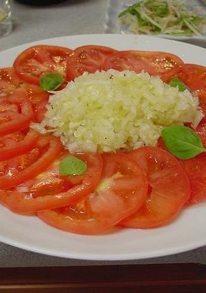 簡単でおしゃれな冷たいトマトサラダ-レシピのメイン写真