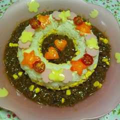 รูปของ ＊お祝い事に♪リングケーキのデコカレー＊
