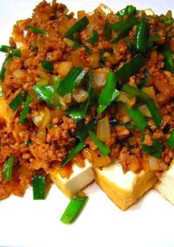 厚揚げの香味そぼろあん-レシピのメイン写真