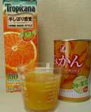トロピカーナと缶みかんで♪みかん寒天