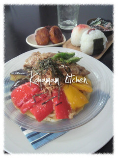 夏野菜と豚の揚げ浸しうどん-レシピのメイン写真