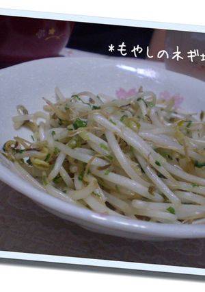 簡単うまい！もやしのネギ塩炒め-レシピのメイン写真