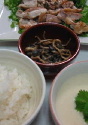 夏にさっぱり　レモンバジルチキン　（7/1の晩ご飯）-レシピのメイン写真