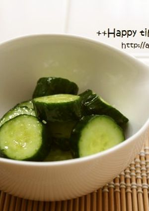 簡単なのに絶品！きゅうりの昆布茶漬け☆-レシピのメイン写真