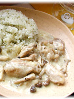 おうちカフェ★チキンきのこクリーム煮★-レシピのメイン写真